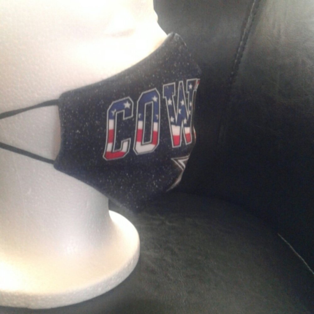 💙 NEW Dallas Cowboys Unisex Face Mask - Picture 5 of 7